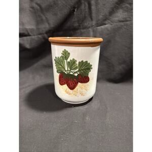 Emerson Creek Pottery Flower Planter, Crock, Utensil Canister, Bedford, Va 1996